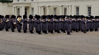 Rehearsal for Rememberence Sunday Wellington barracks November 2022 #buckinghampalace