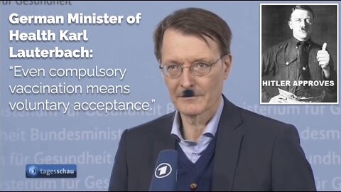 German Health Minister Karl Lauterbach: “Even compulsory vaccination means voluntary acceptance” 🤔