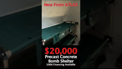 Atlas PreCast Bunker Commercial #Shorts #BombShelter #AtlasSurvivalShelters