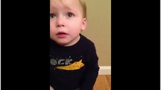 Kid Makes It Clear What He's Doing On The Toilet