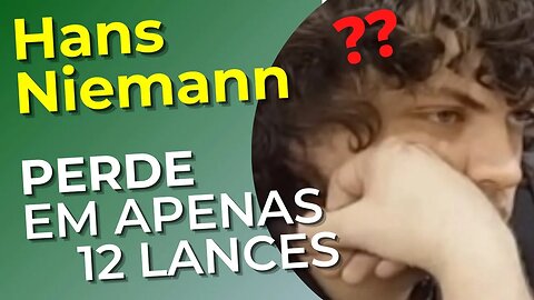 INACREDITÁVEL HANS NIEMANN PERDE EM 12 LANCES NO MUNDIAL DE RÁPIDAS VEJA COMO FOI