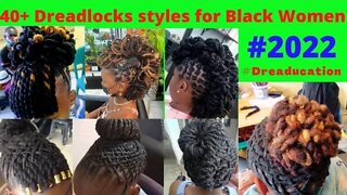 40+ fancy #Dreadlocks styles for Blacks suitable for all occasions| #dreaducation #locs #hairstyles