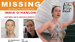 Parents plead for missing daughter who vanished with 'unknown male'