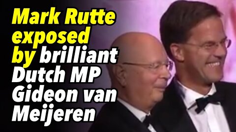 Mark Rutte exposed by brilliant Dutch MP Gideon van Meijeren