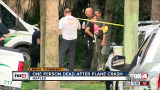 One dead after plane crash in Naples