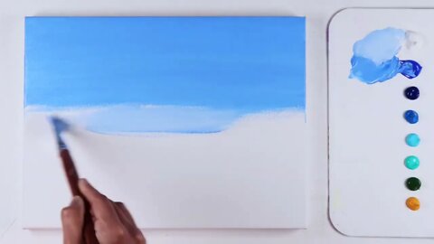 Seascape Painting | Sea Painting | Step by Step Painting | Acrylic Painting