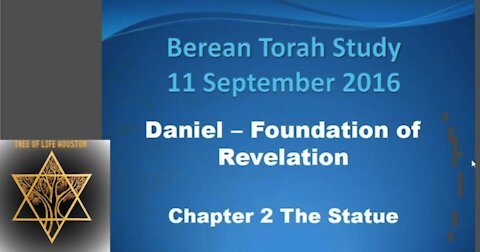Daniel introduction to Revelations Bible study for Messianics who follow Yeshua