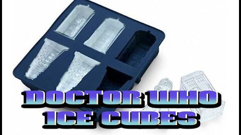 Doctor Who Ice Cube Trays.