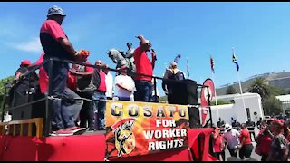 SOUTH AFRICA - Cape Town - Cosatu March (Video) (gza)