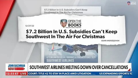 John Bachman Show on NewsmaxTV: Southwest Airlines - Keep Your Receipts