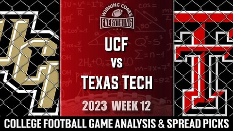 UCF vs Texas Tech Picks & Prediction Against the Spread 2023 College Football Analysis