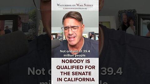 Nobody Is Qualified for the Senate in the State of California.
