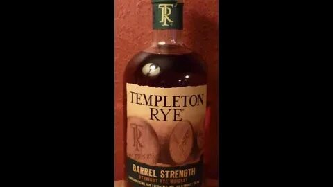 Whiskey Review: #204 Templeton Rye Special Bottling 2019 Barrel Strength