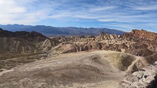 Badlands viewpoint in Death Valley National Park