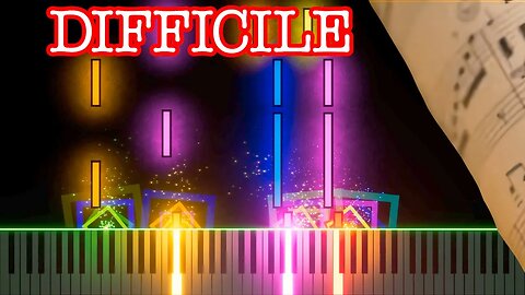 🟥🟪 TETRIS THEME 🟩🟦 DIFFICILE PIANO TUTORIAL + SPARTITO GRATIS - KOROBEINIKI PIANO COVER