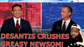 Ron DeSantis CRUSHES Greasy Gavin Newsom By EXPOSING His Fail California State In Fox News Debate!