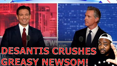 Ron DeSantis CRUSHES Greasy Gavin Newsom By EXPOSING His Fail California State In Fox News Debate!