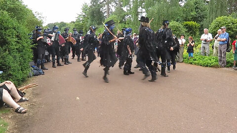 Boggarts Breakfast Border Morris - Playground - The Papplewick Steampunk Weekend - July 2019