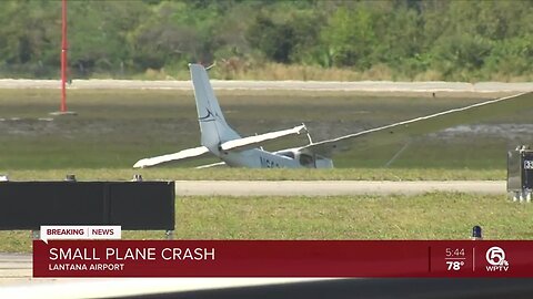 Plane makes hard landing at Lantana Airport