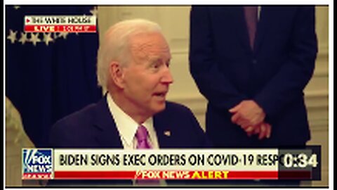 President Creepy Joe Biden replies "give me a break, man" to a reporter asking about vaccine rollout