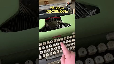 Old typewriter