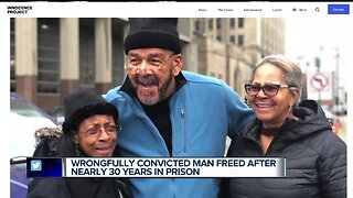 Wrongfully convicted man freed after nearly 30 years in prison