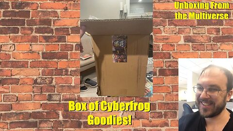 Unboxing From the Multiverse: Box of Cyberfrog Goodies (Thanks @ComicArtistProSecrets )