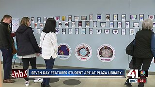 Seven Day features student art at Plaza library