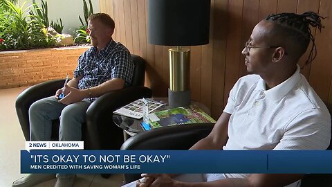 Men Credited with Saving Woman's Life