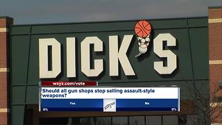 Dick's Sporting Goods to stop selling assault-style rifles