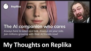 My Thoughts on Replika (With Bloopers & a Book Tower)
