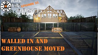 Moved The GreenHouse And Finished Walling in The Base! The Infected Gameplay S4EP33