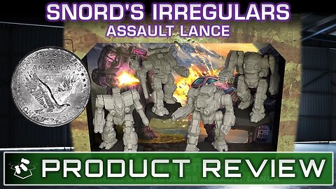 Snord's Irregulars Assault Lance Unboxing | Mercenaries Lance Pack | BattleTech Product Review