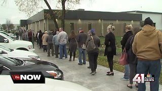 Long lines in JoCo on last day of early voting
