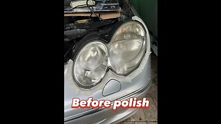 Mercedes Headlight Restoration