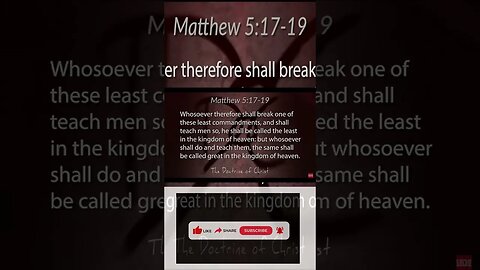 Jesus Said, "THINK NOT!" Matthew 5:17-19 | DOC S3:EP5 | David Carrico | #GodsLaw #Short #Shorts
