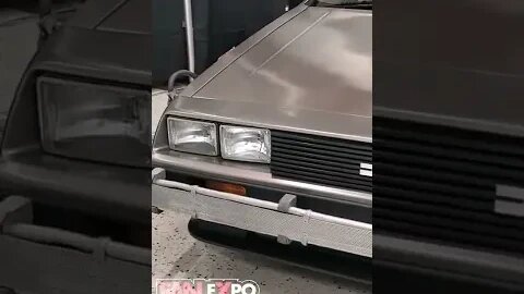 Back To The Future DeLorean at Fan Expo Canada 2022! #shorts