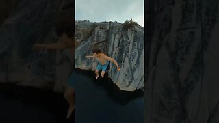 360 GoPro Cliff Jumping TAHOE | Hypothermia Close call