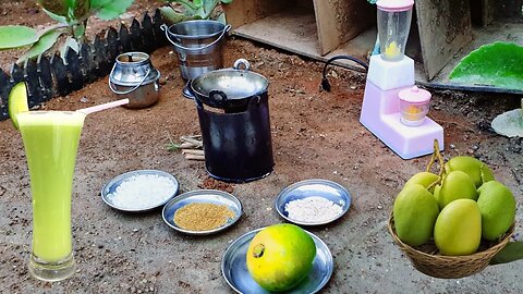 miniature green mango juice | miniature cooking | the miniature kitchen of india