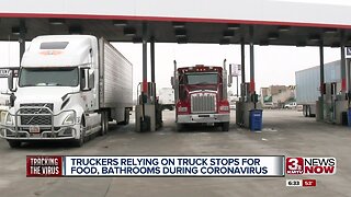 Truckers relying on truck stops for food, bathrooms during coronavirus