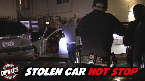Stolen Car Hot Stop at G**Point | 2 Arrested | Copwatch