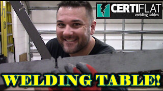 DIY: Certiflat 24"x48" Heavy Duty Welding Table! LEGIT!!!