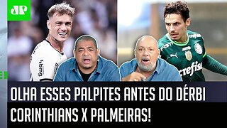 "QUÊ? AÍ É PIADA! O Palmeiras contra o Corinthians hoje vai..." OLHA esse DEBATE sobre o DÉRBI!