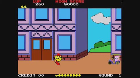 Pac-Land - videogioco Pac-Man arcade Sala Giochi anni 8