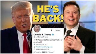 🔴LIVE - Elon Musk Reinstates Donald Trump’s Twitter