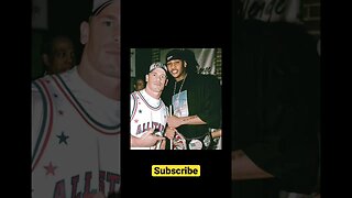 John Cena and Carmelo Anthony #johncena #carmeloanthony #wwe #nba #celebrity #shorts ￼