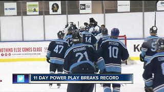 11 Day Power Play breaks record