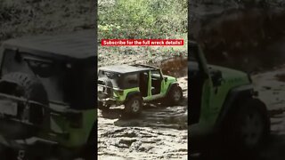 Jeep wrangler rollover at SMORR. #shorts