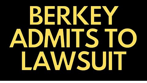 Berkey Admits Lawsuit - WATCH THIS BEFORE YOU BUY!