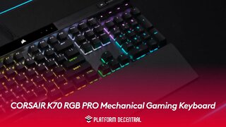 CORSAIR K70 RGB PRO Mechanical Gaming Keyboard Polycarbonate Keycaps The Legend Continues